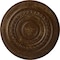 Ekena Millwork Oldham Ceiling Medallion (Fits Canopies up to 8 5/8"), 18"OD x 1 1/4"P, Root Beer Crackle CM18OLRBC - alternate 1
